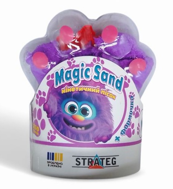 Кінетичний пісок "Magic Sand. Лапка", 250 г (фіолетовий)
