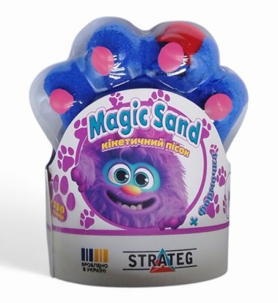 Кінетичний пісок "Magic Sand. Лапка", 250 г (синій)