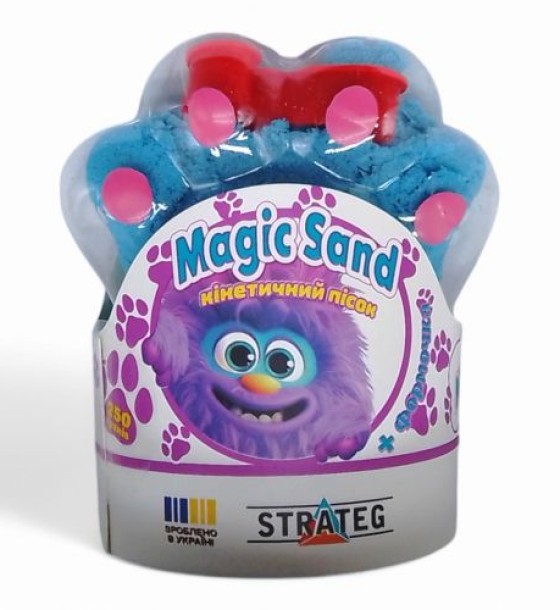 Кінетичний пісок "Magic Sand. Лапка", 250 г (блакитний)