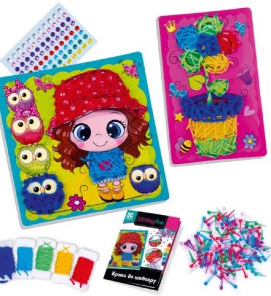 Набір для творчості Vladi Toys cтрінг арт. Сонячна прогулянка.VT4501-20 (укр)