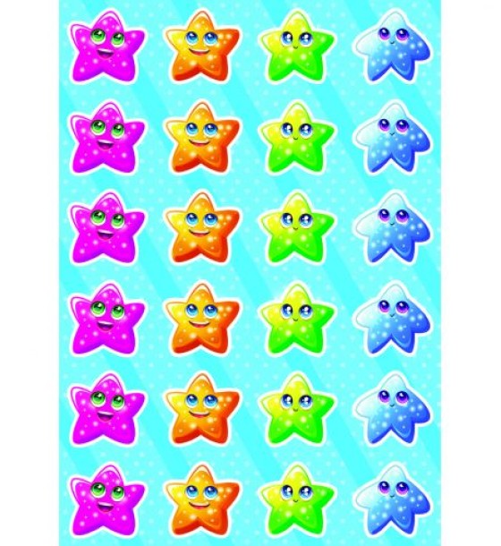 Наклейки для оцінок А6 (мікс видів)