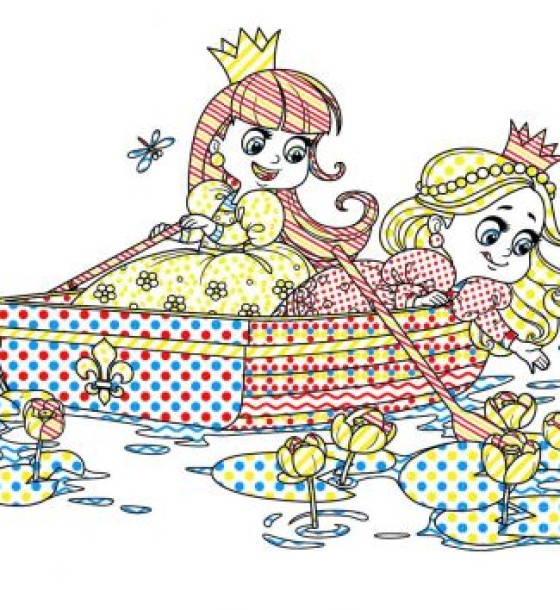 Книга "Чарівні водяні розмальовки. Подружки", укр