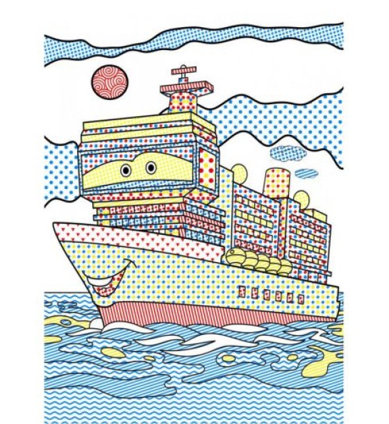 Водні розмальовки "Кораблі" (укр)