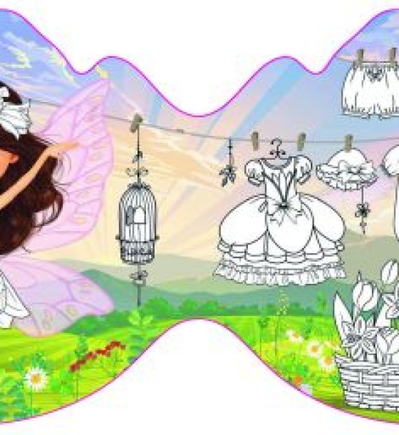 Книжечка-розмальовка "Квіткові феї. Тюльпанів" 57 наклейок, укр