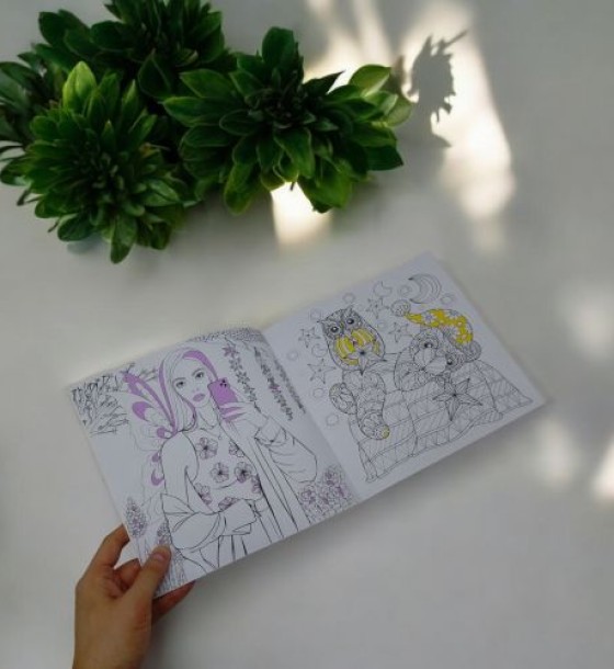 Розмальовка антистрес "Color Relax", пастель