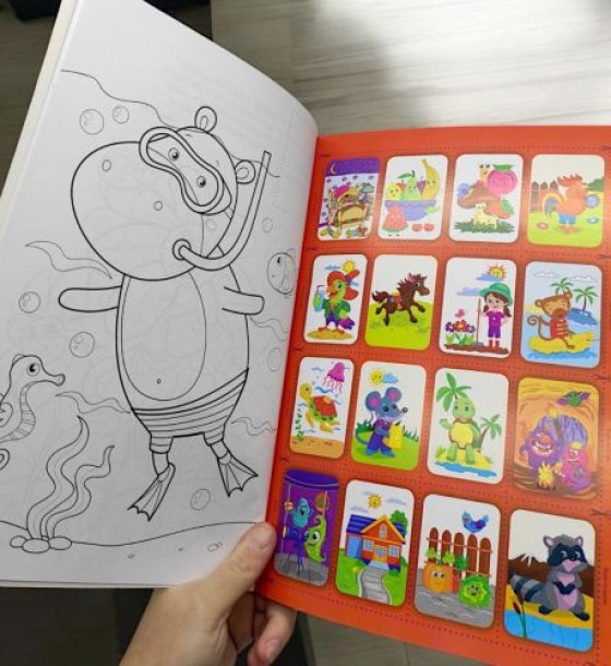 Розмальовки "Джерельце", 64 сторінки