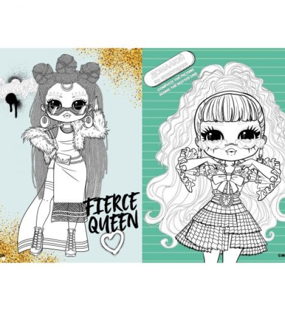 Книжка-розмальовка зі стікерами "L.O.L. O.M.G. Queens 2"