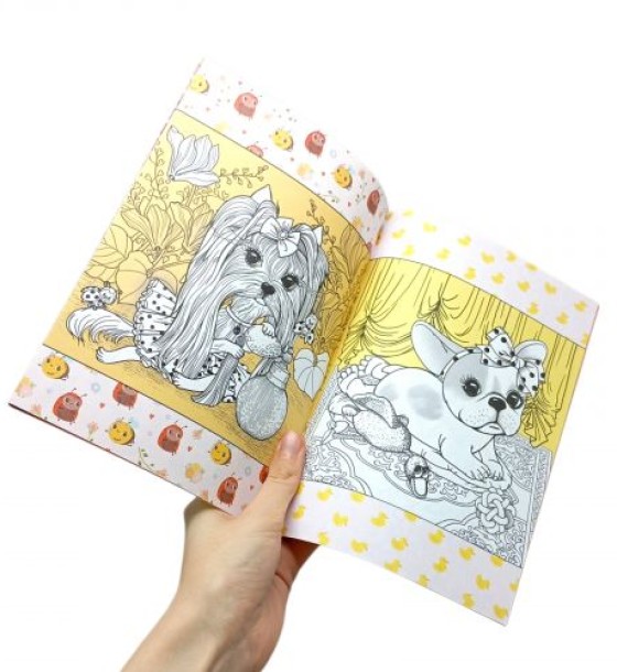 Розфарбовка,А5 (LITTLE PUPPIES 1)