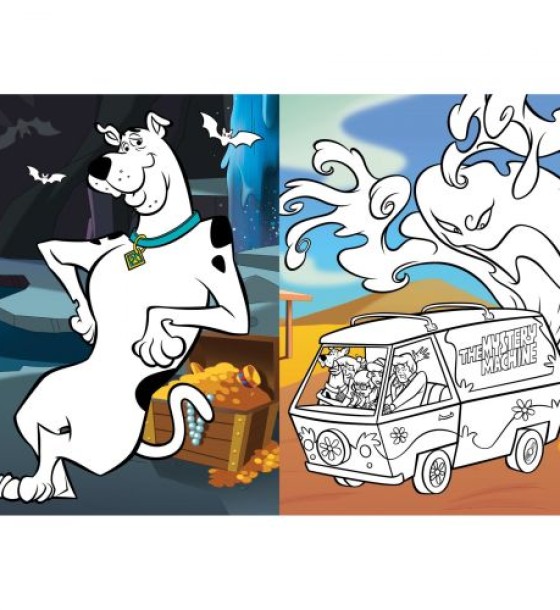 Розмальовка WB "Scooby-Doo" зі стікерами