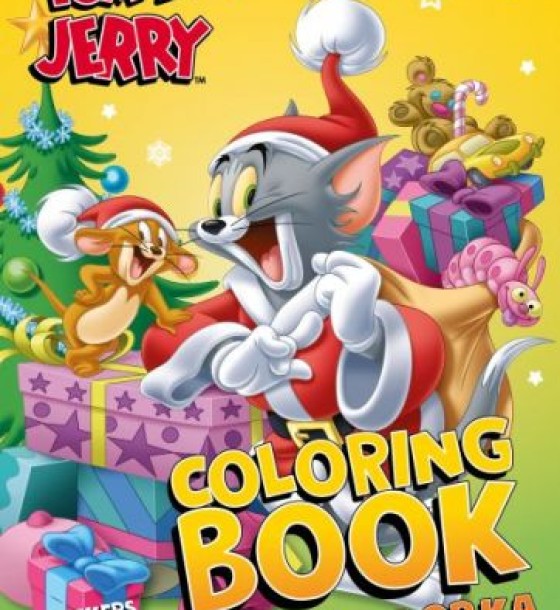 Книжка-розмальовка зі стікерами - Tom and Jerry: Новий Рік ©Warner Bros.