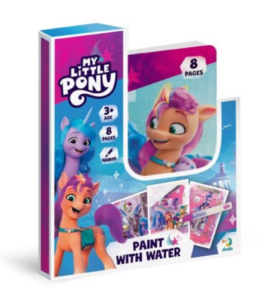 БЛОКНОТ-РОЗМАЛЬОВКА "МАЛЮЙ ВОДОЮ: My Little Pony"
