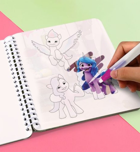 БЛОКНОТ-РОЗМАЛЬОВКА "МАЛЮЙ ВОДОЮ: My Little Pony"