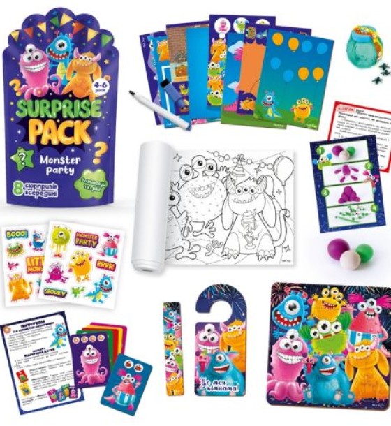 Набір сюрпризів "Surprise pack. Monster party"
