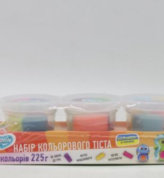 Набір кольорового тіста, 9 кольорів