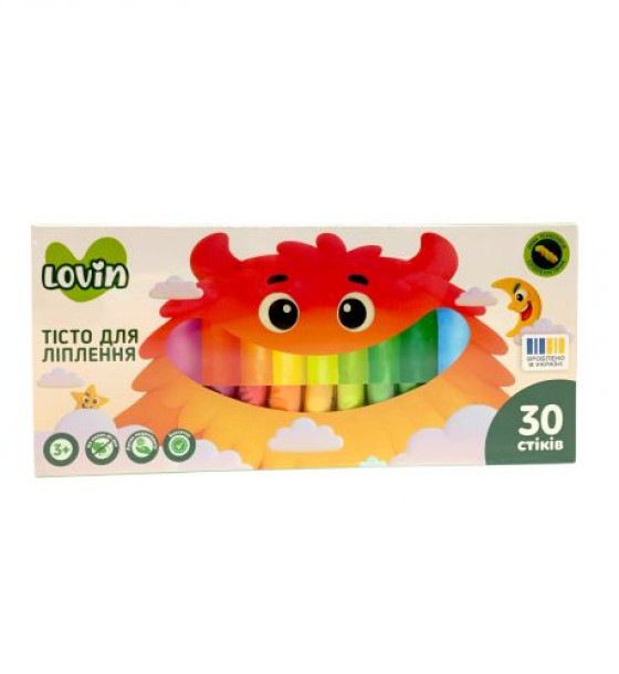 Набір тіста для ліплення "Color Dough" (30 шт)