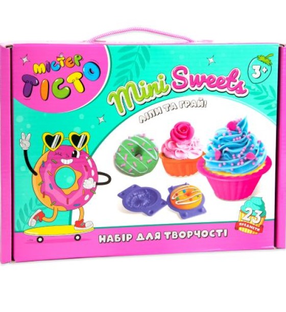 Набір для творчості "Містер тісто: Mini Sweets" (укр)