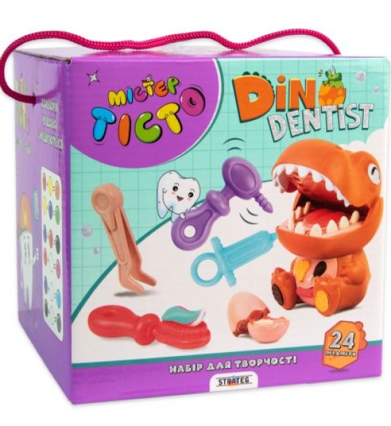 Набір для творчості "Містер Тісто: Dino Dentist" (укр)