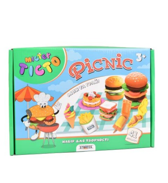 Набір для творчості Містер тісто Picnic Strateg українською мовою