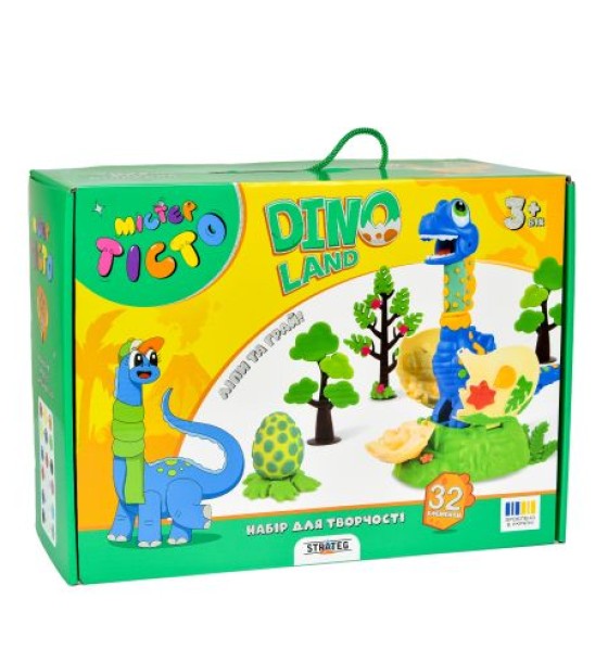 Набір для творчості "Містер тісто. Dino Land", українською мовою