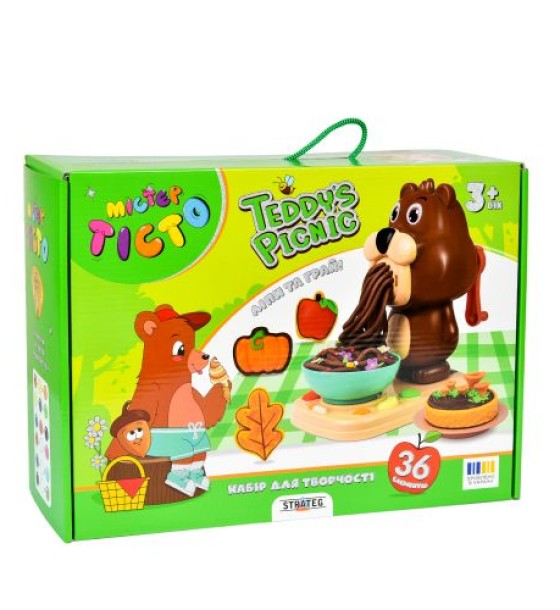 Набір для творчості "Містер тісто. Teddyʼs Picnic", укр