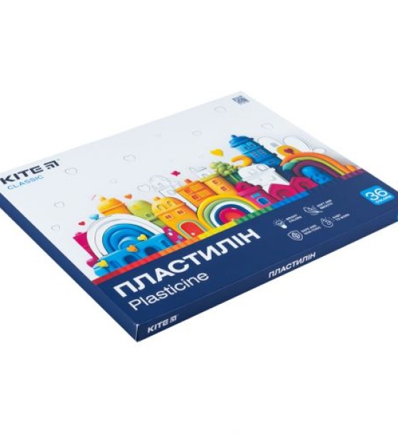 Пластилін, 36 кольорів, 720 г. Kite Classic