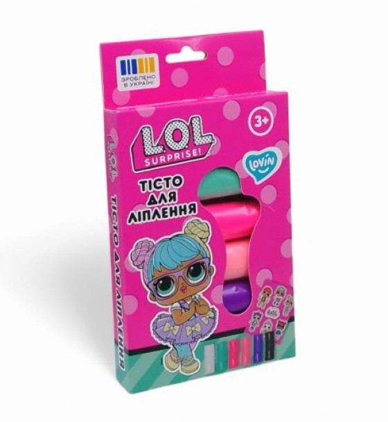Набір для ліплення з тістом Lovin L.O.L. Surprise!, 6 кольорів