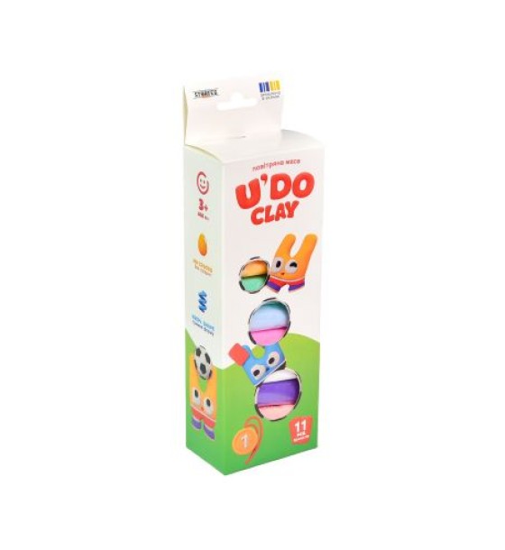 Набір для творчості UDO Clay 11 шт, брикет 10 г (СПОРТ)