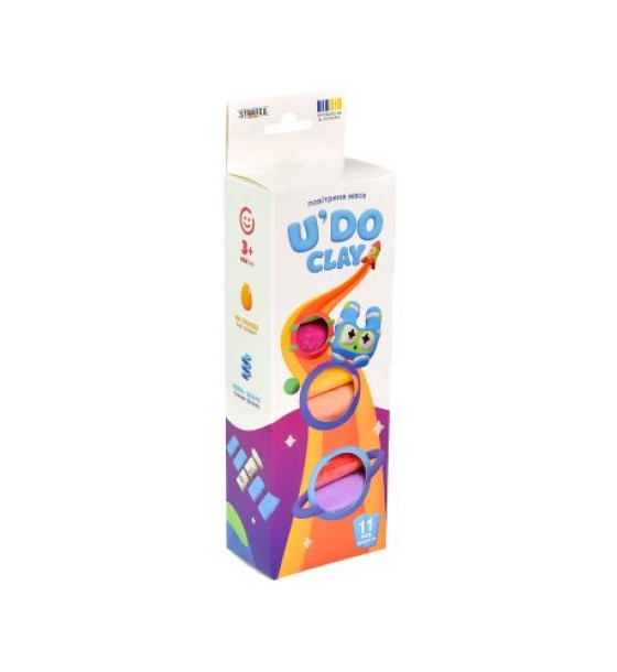 Набір для творчості UDO Clay 11 шт, брикет 10 г (КОСМОС)