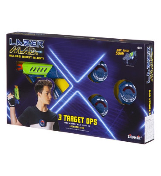 Іграшкова зброя Silverlit Lazer M.A.D. Тренировочный набор (1 бластер, 3 мишени) (LM-86846)