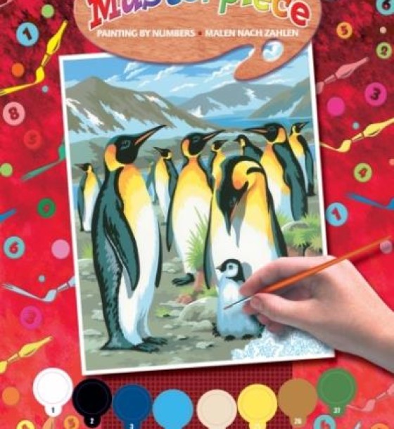 Набір для творчості Sequin Art PAINTING BY NUMBERS JUNIOR Penguins (SA0033)