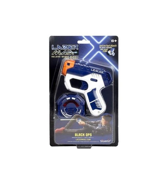 Іграшкова зброя Silverlit Lazer M.A.D. Black Ops (мини-бластер, мишень) (LM-86861)