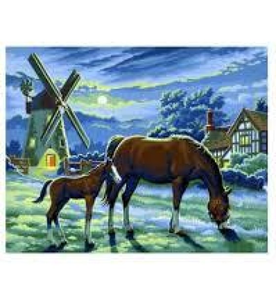 Набір для творчості Sequin Art PAINTING BY NUMBERS SENIOR Evening Pasture (SA0429)