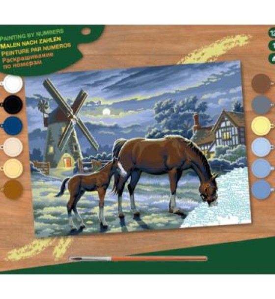 Набір для творчості Sequin Art PAINTING BY NUMBERS SENIOR Evening Pasture (SA0429)
