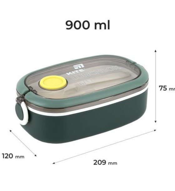 Ланчбокс 900 мл, зелений