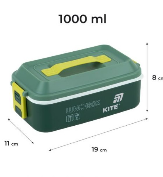 Ланчбокс 1000 мл, синій