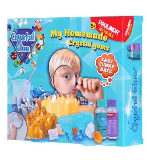 Набір для творчості Paulinda Crystal glue DIY Кристали 5 в 1 (PL-199615)