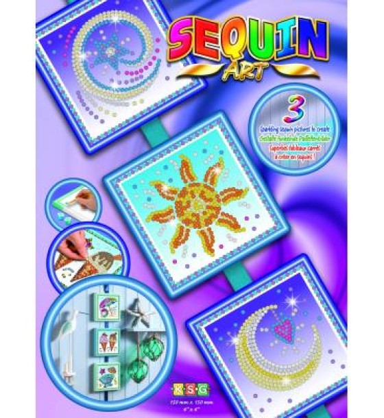 Набір для творчості Sequin Art SEASONS Cosmic ,Sun,Moon and Stars (SA1511)