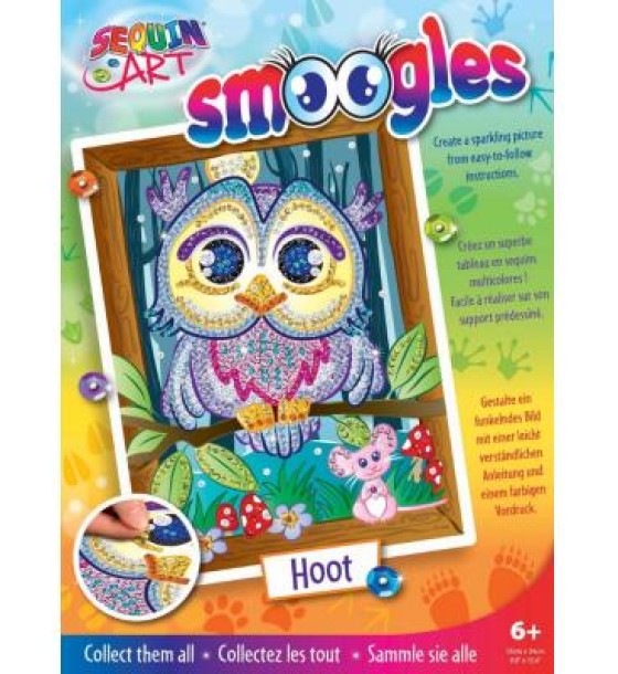 Набір для творчості Sequin Art SMOOGLES Сова (SA1812)