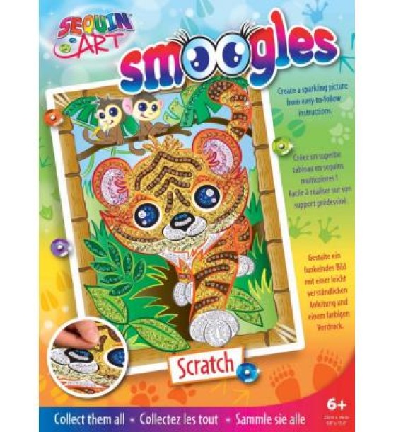 Набір для творчості Sequin Art SMOOGLES Тигр (SA1815)