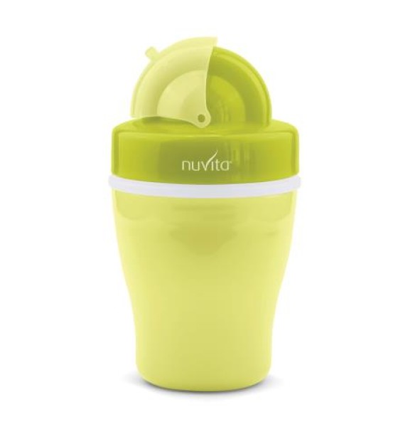 Поїльник-непроливайка Nuvita 18м+ 200мл. с трубочкой салатовый (NV1436Lime)