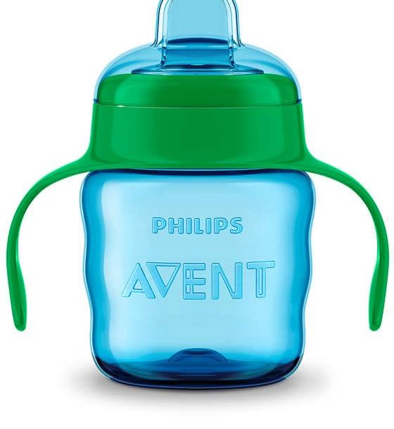 Поїльник-непроливайка Philips AVENT з м'яким носиком 200 мл блакитний, 6 міс+ (SCF551/05)
