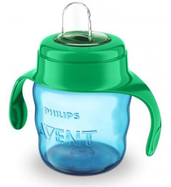 Поїльник-непроливайка Philips AVENT з м'яким носиком 200 мл блакитний, 6 міс+ (SCF551/05)