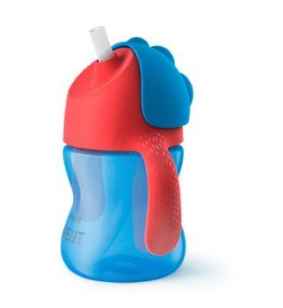 Поїльник-непроливайка Philips AVENT з трубочкою 210 мл 9 міс+, синій (SCF796/01)