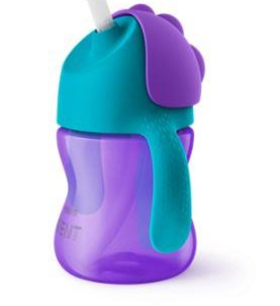 Поїльник-непроливайка Philips AVENT з трубочкою 210 мл 9 міс+, бузковий (SCF796/02)