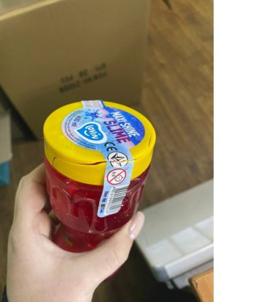 Уцінка. Слайм "Maxi shine slime kit" (400 мл) Тріснута баночка