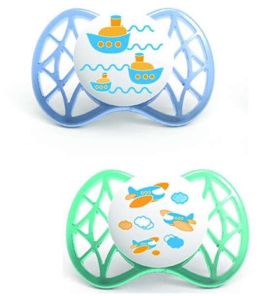 Пустушка Nuvita Air 0м+ 2шт. для мальчика (NV7060Boy)