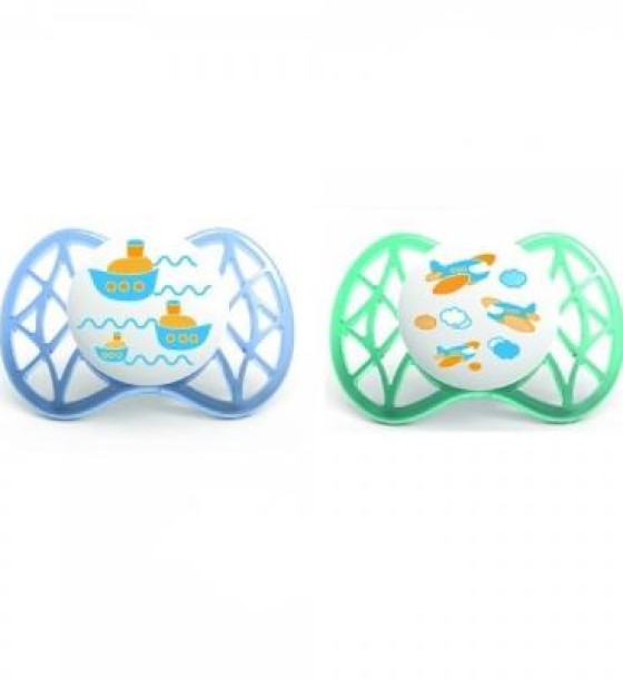 Пустушка Nuvita Air 0м+ 2шт. для мальчика (NV7060Boy)