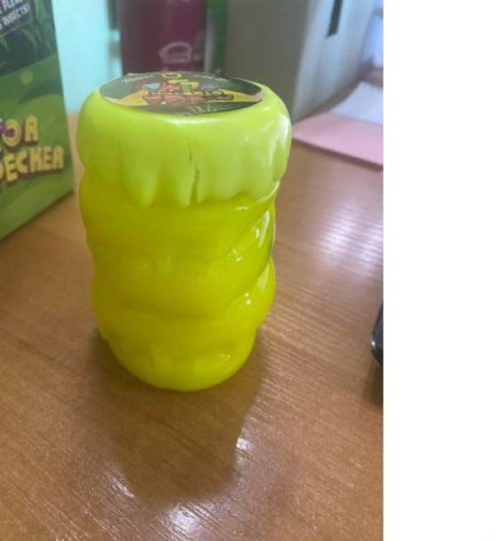 Уцінка. Лизун "Mega Stretch Slime" 200 г (укр) тріснута кришка