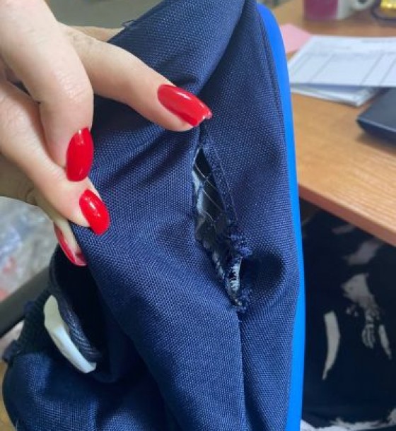 Уцінка. Рюкзак дитячий універсальний "Людина павук", 40 см порваний