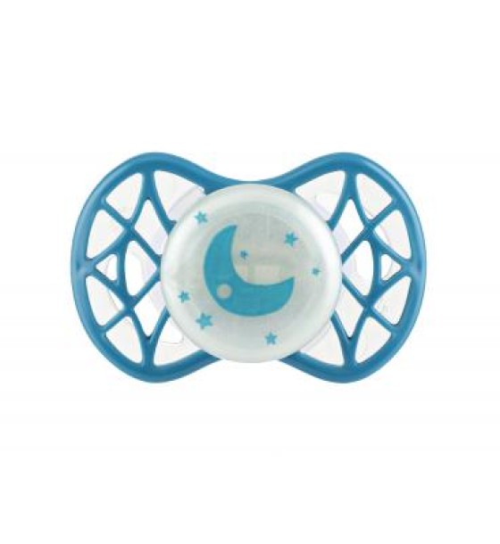 Пустушка Nuvita Air55 Cool 0m+ ортодонтична (світиться в темряві) (NV7064GE)